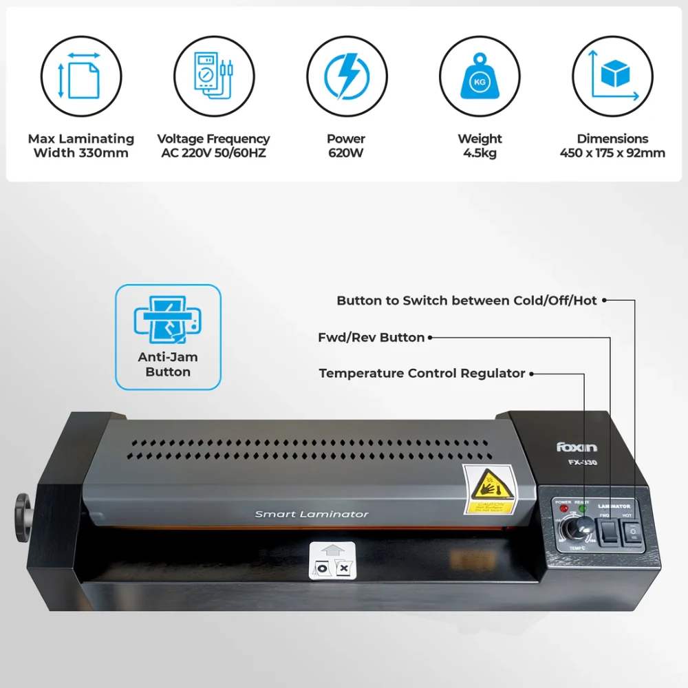 Foxin FX-330 Metal Office Lamination Machine view 3